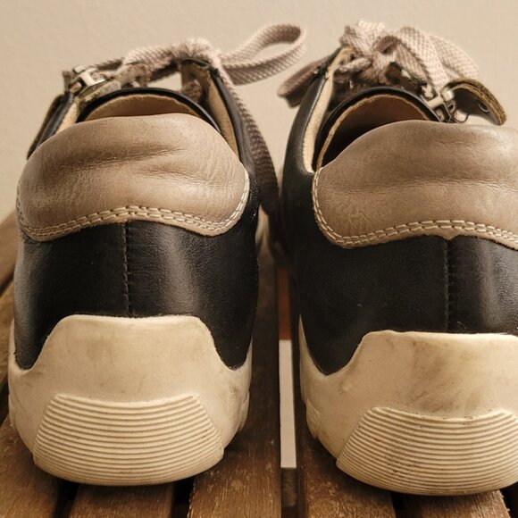 Remonte Women's Casual Sneaker in Black and Cream Sized 5.5 US / 36 UK - Picture 6 of 7